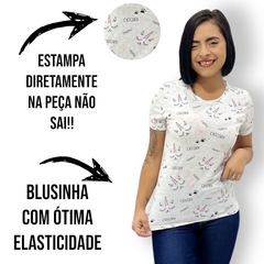 Imagem do Blusinha Feminina T-shirt importada Baby Look Premium