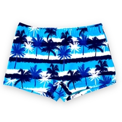 Sunga Box Boxer Juvenil Menino Shortinho Estampado Piscina