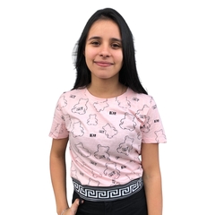 BLUSINHA FEMININA T-SHIRT CROPPED PREMIUM URSINHO na internet