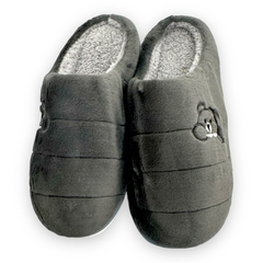 Pantufa Unissex Chinelo Pelucia Solado Borracha Inverno Urso na internet