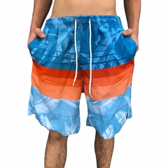 Bermuda Mauricinho Elastano Shorts Moda Praia Gangster