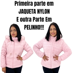 Casaco Jaqueta Feminina Dupla Face Veste Dois Lado Peluciada - comprar online