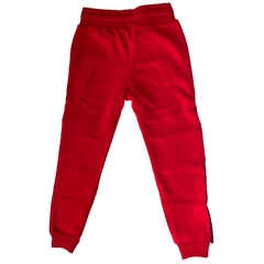 Calça Moletom Infantil Menina Com Bordado Na Perna Elastico - comprar online