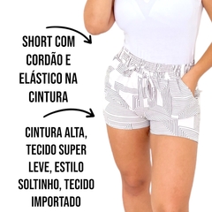 Shorts Soltinhos Feminino Cintura Alta Importado Premium - ANJ MODAS