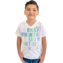 Camiseta Infatil Menino Gangster Gola Redonda Linha Premium - comprar online