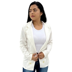 Imagem do Casaquinho Blazer Feminino Social Acinturado Casaco Slim