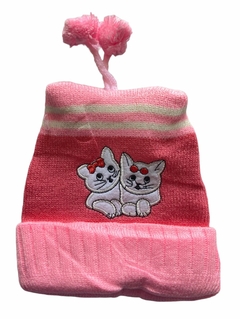 Kit 3 Touca Gorro Pompom Infantil Menina Criança Variada - comprar online