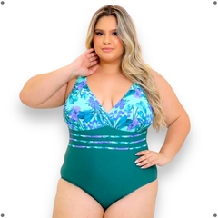 Maio Plus Size Body Feminino Praia T Grande Alça Reforçada - ANJ MODAS