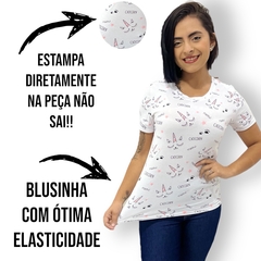 Imagem do Blusinha Feminina T-shirt importada Baby Look Premium