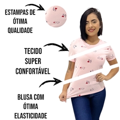 Imagem do Blusinha Feminina T-shirt Love