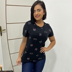 Blusinha Feminina T-shirt Love - loja online