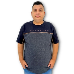 Camiseta Masculina Gangster Importada Plus Size Tamanho Gran