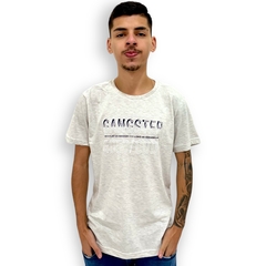 Camiseta Masculina Oversized Gangster Estampada Manga Curta