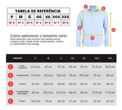 Camisa Social Masculina Manga Longa Luxo Premium Top - comprar online