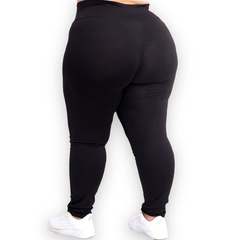 Calça Legging Feminina Suplex Plus Size Cintura Alta - comprar online