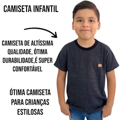 Camiseta Infatil Menino Gangster Gola Redonda Linha Premium na internet