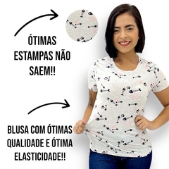 Blusinha Feminina T-shirt Baby Look Premium Importada - loja online