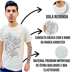 Camiseta Manga Curta Masculina Basica Gangster Estampa Material Premium - comprar online