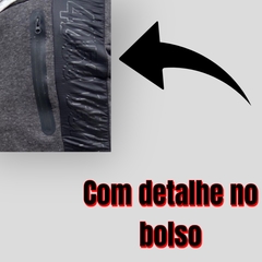 Calça Moletom Masculina Plus Size Punho Elástico Flanelada - ANJ MODAS