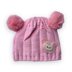 Gorro Touca Infantil Menino Menina Inverno Ursinho Flanelada - ANJ MODAS