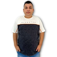 Camiseta Masculina Gangster Importada Plus Size Tamanho Gran - ANJ MODAS