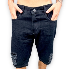 Bermuda Masculina Jeans Diferenciada Destroide Premim Lakkis - ANJ MODAS