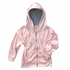 Blusa Infantil De Frio Plush Infantil Menina Aberta Capuz