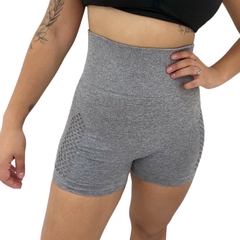 Short Legging Academia Levanta Bumbum Sem Costura Detalhada