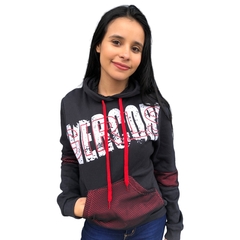 Blusa Moletom Feminina Canguru De Frio Premium Overcore