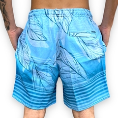 Bermuda Mauricinho Elastano Shorts Moda Praia Com Elastico - comprar online