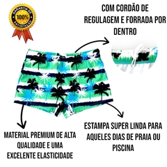 Sunga Box Boxer Juvenil Menino Shortinho Estampado Piscina - comprar online