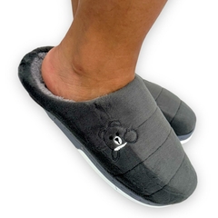 Pantufa Unissex Chinelo Pelucia Solado Borracha Inverno Urso - comprar online