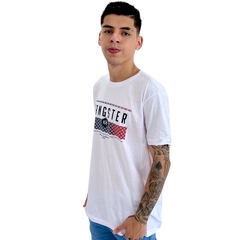 Camiseta Masculina Gansgster Malha Premium Gola Careca - comprar online