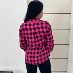 Blusa Camisa Xadrez Feminina Manga Longa Festa Junina - loja online