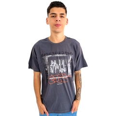 Camiseta Masculina Manga Curta Gola Careca Estampada Basica na internet