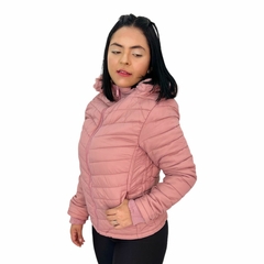 Jaqueta Feminina Forrada Casaco Inverno Peluciada Touca Pelo - comprar online