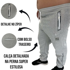 Calça De Moletom Masculina Helanca Gangster Plus Size Frio - comprar online