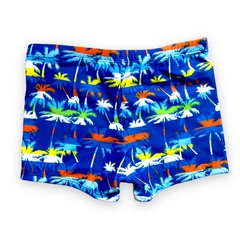 Sunga Box Boxer Juvenil Shortinho Lisa Coqueiro Masculina