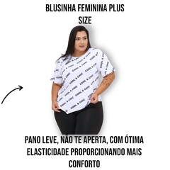 Blusinha Blusa Feminina Plus Size Tamanho Grande importada - comprar online