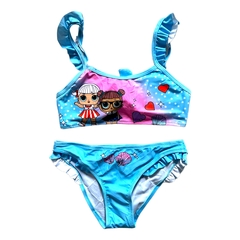 Conjunto Biquíni Cropped Infantil M Praia Lol Juvenil Menina - ANJ MODAS