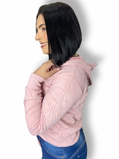 Imagem do Blusa Moletom Feminina Cropped Com Capuz Premium