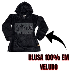 Blusa De Moletom Casaco Menina Infantil Olyns Premium na internet