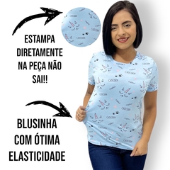 Imagem do Blusinha Feminina T-shirt importada Baby Look Premium