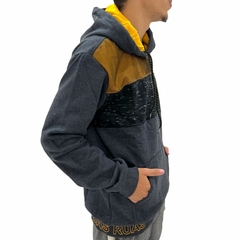 Blusa Moletom Masculina Com Capuz Bolsos Canguru Flanelada