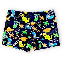 Sunga Box Infantil Boxer Verão Dino Praia Piscina Meninos - loja online