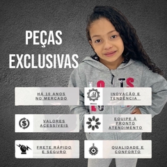 Blusa Moletom Infantil Com Zíper Menina Fashion Moda Frio - ANJ MODAS