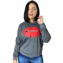 Blusa De Frio Manga Longa Moletinho Feminina Inverno na internet