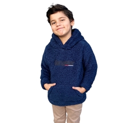 Blusa Casaco Infantil Teddy Pelo Fechada Com Capuz Gangster - loja online