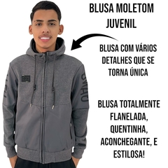 Blusa De Moletom Juvenil Masculina Gangster Importada Aberta na internet