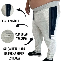 Calça Moletom Masculina Gangster Moda Plus Size Tamanho Gran - ANJ MODAS